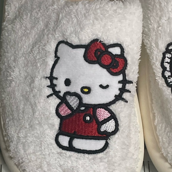 (M) Hello Kitty Valentine’s Slippers - Picture 5 of 7